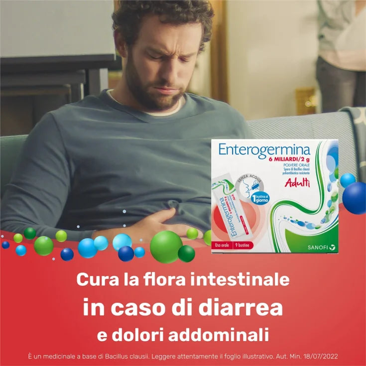 Enterogermina 9 Bustine 6 Miliardi/2 g