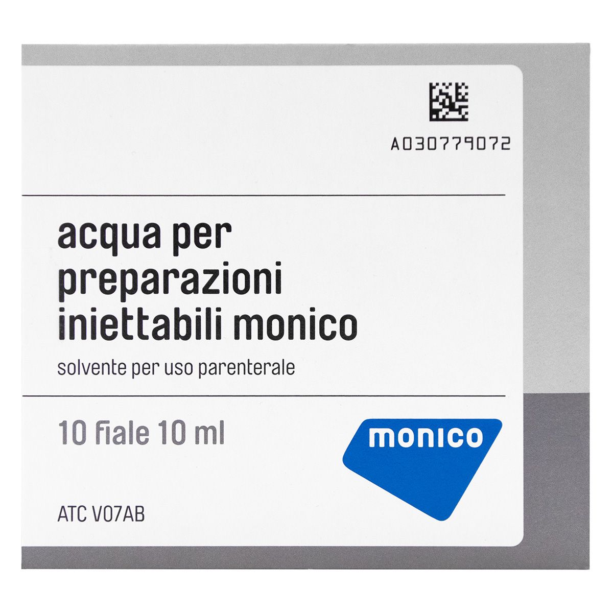 Acqua per Preparazioni Iniettabili - Solvente 10 Fiale da 10 ml