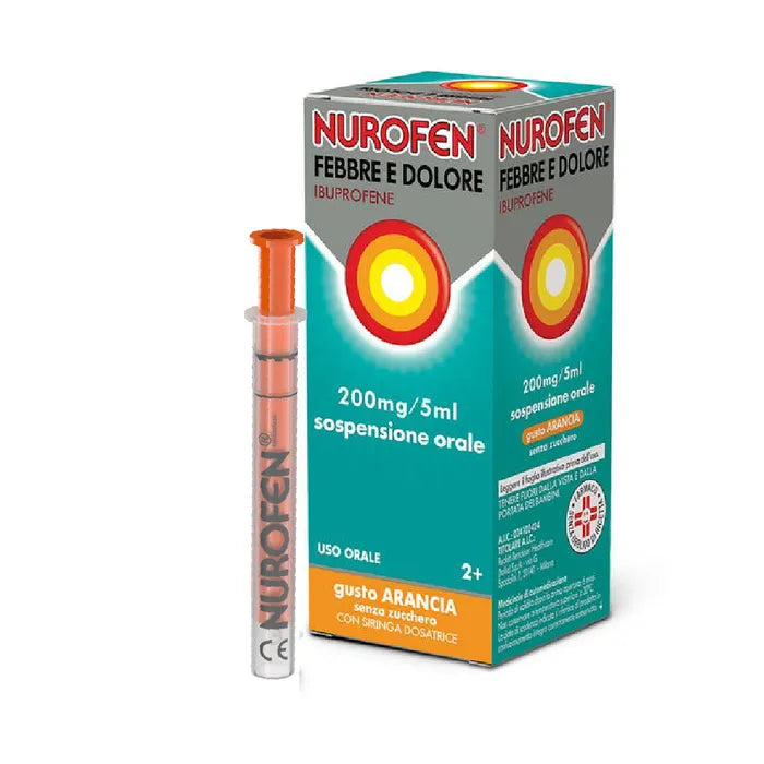 nurofen febbre e dolore sospensione orale 200mg
