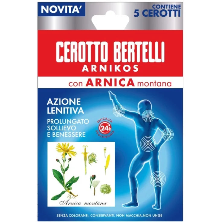 Bertelli Cerotto Arnikos – Cerotti all'Arnica 5 pz