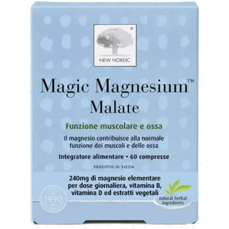New Nordic Magic Magnesium Malate – 60 Compresse