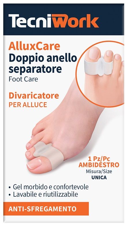 Alluxcare Separatore Divisore per Dita – Dispositivo Podologico