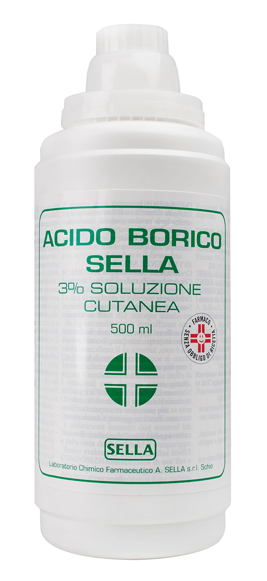 Acido Borico Sella 3% 500ml