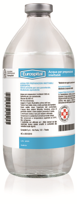 Acqua Per Preparazioni Iniettabili Eurospital 500ml