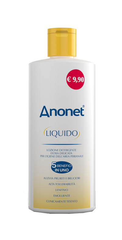 Anonet Liquido, Lozione Detergente Delicata, Per L'igiene Dell'area Perianale 200ml