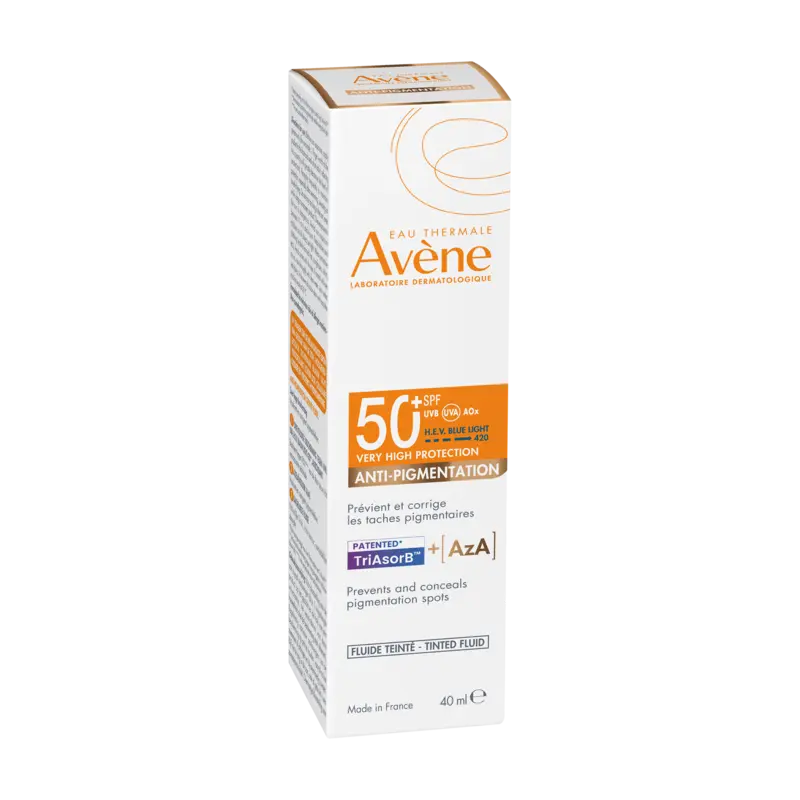 Avene Fluido Colorato Anti-pigmentazione, Protezione Solare SPF50+ 40ml