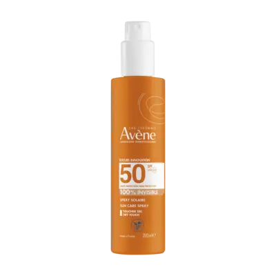 Avene Spray Solare Invisibile, Tocco Secco SPF50, 200ml