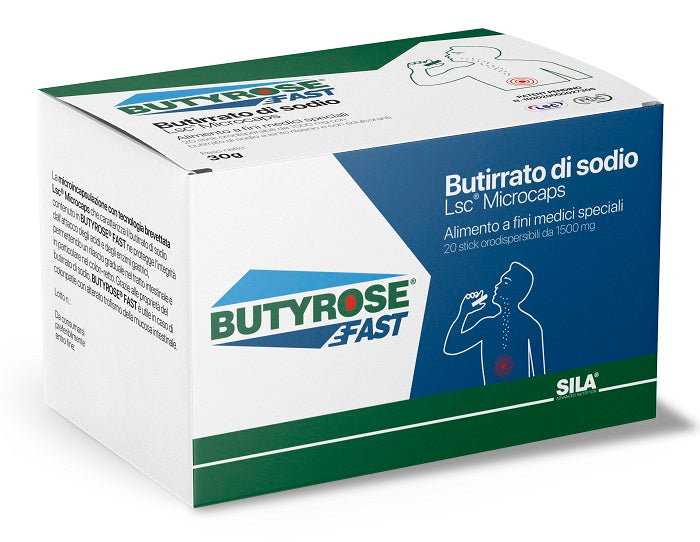 Butyrose Fast Integratore per il Benessere Intestinale 20 stick