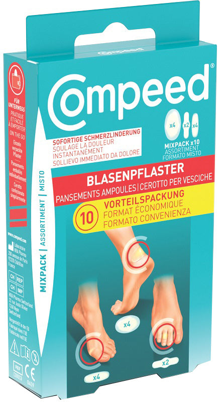 COMPEED Cerotti per vesciche formato misto 10 cerotti