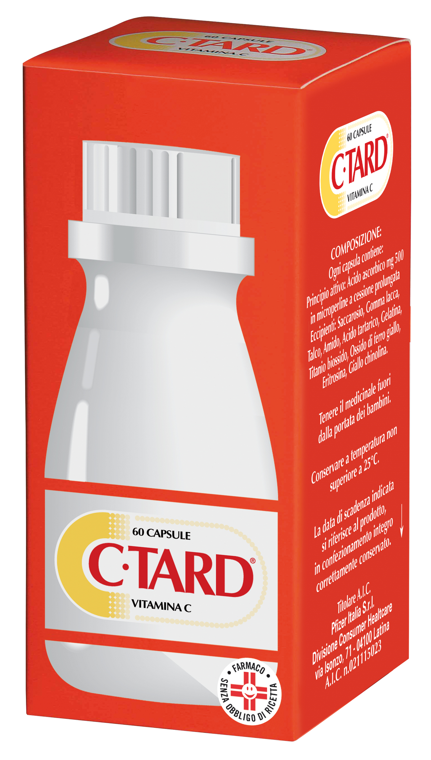 C tard 500mg Vitamina C 60 Capsule a Rilascio Prolungato