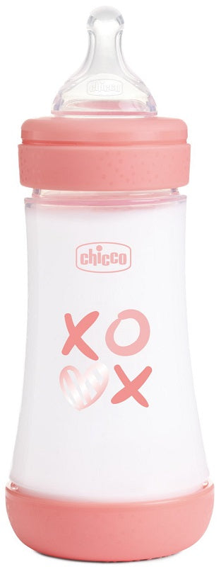 Chicco Biberon Perfect 5 240ml Flusso Medio Girl