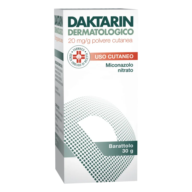 Daktarin Dermatologico Polvere Cutanea 30g 20mg/g