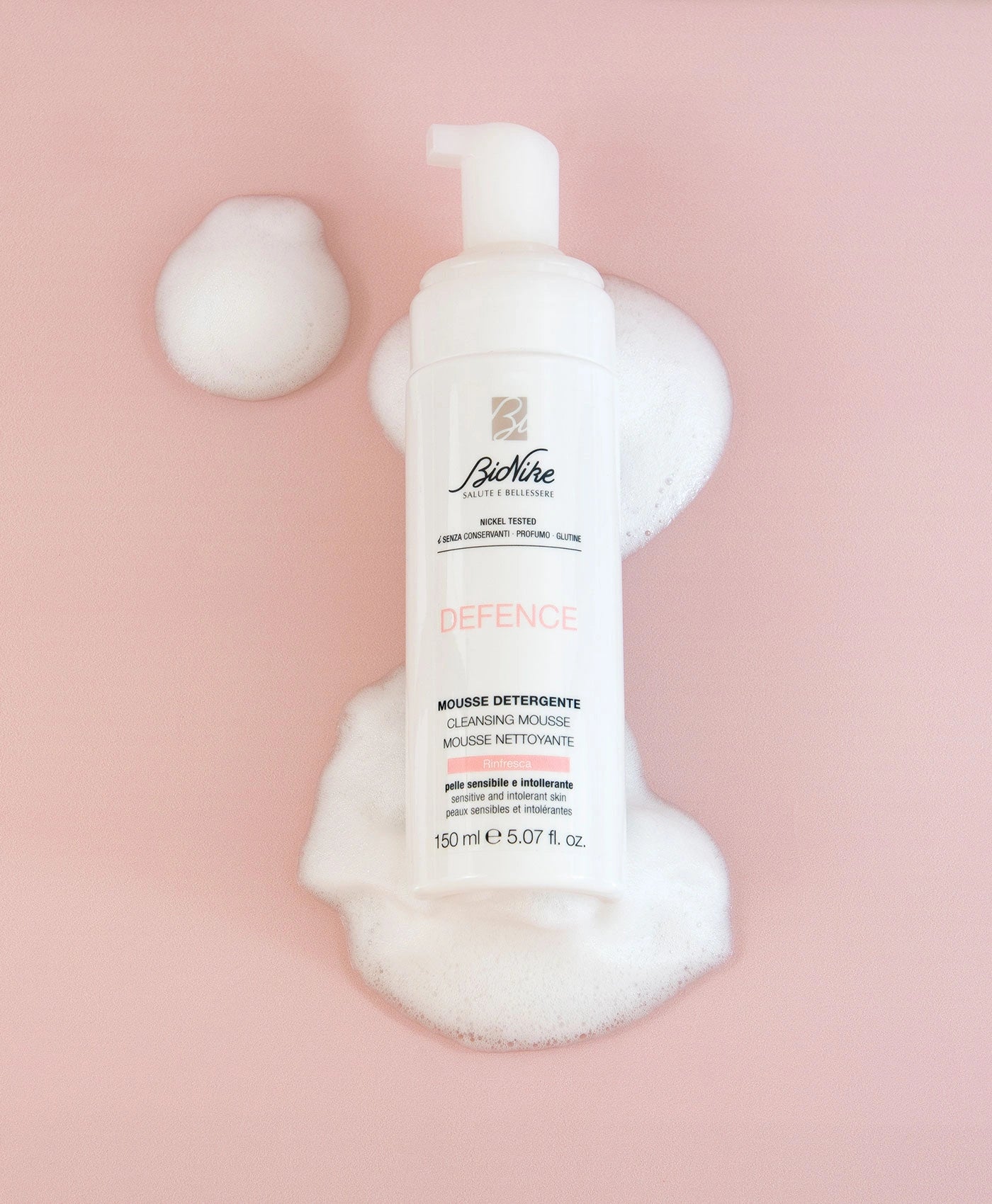 mousse detergente bionike