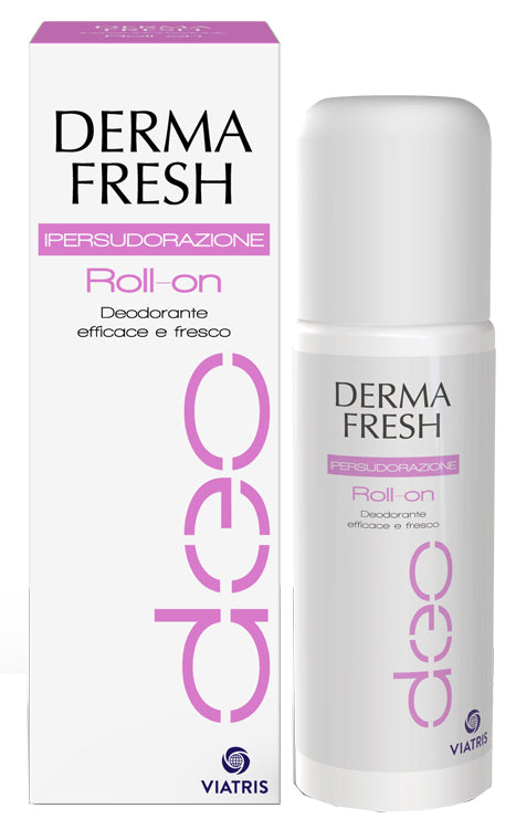 Dermafresh Ipersudorazione Roll On, Deodorante efficace e fresco 75ml