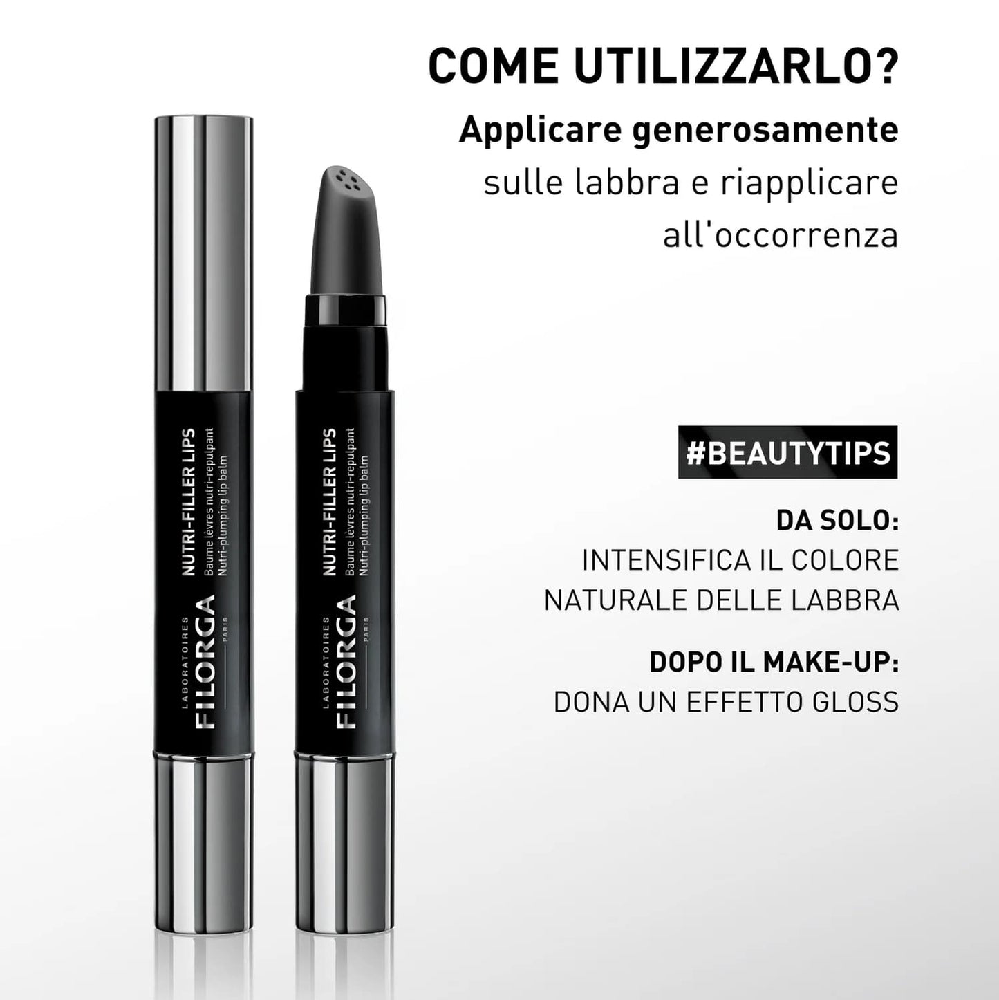 Filorga Nutri Filler Lips, Balsamo labbra nutriente e rimpolpante, 4ml