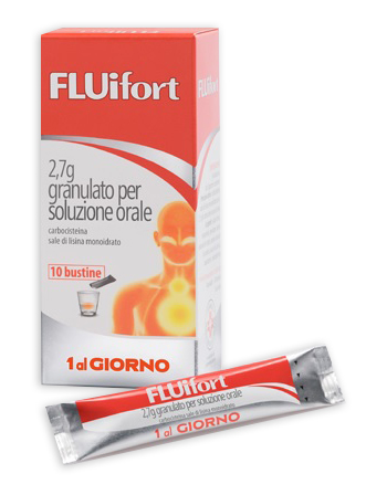 Fluifort 2,7g Granulato Per Soluzione Orale 10 Bustine
