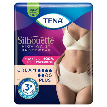 TENA Silhouette Crème – Mutandina Assorbente Taglia L | 8 pz