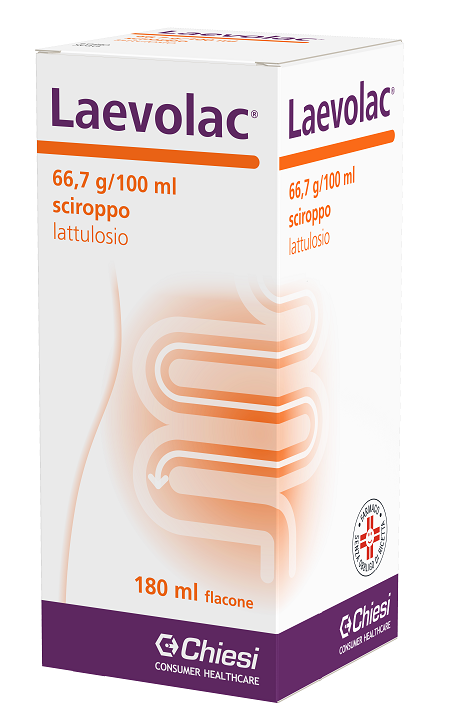 Laevolac Sciroppo Lattulosio Flacone da 180ml 66,7g/100ml