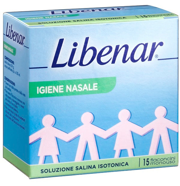Libenar Igiene Nasale Soluzione Salina Isotonica 15 Flaconcini da 5ml