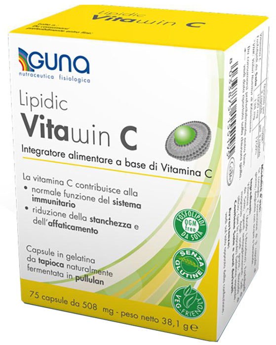 Lipidic Vitawin C Vitamina C Guna 75 Capsule