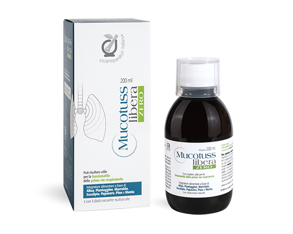 Mucotuss Libera Zero 200ml, Fitopreparatori Italiani