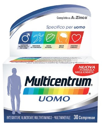 Multicentrum Uomo Integratore Multivitaminico 30 Compresse
