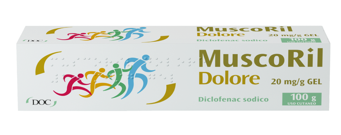 Muscoril Dolore gel 60g 20mg/g