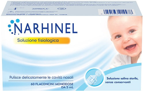 Narhinel Soluziole Fisiologica 60 Flaconcini Monodose da 5ml