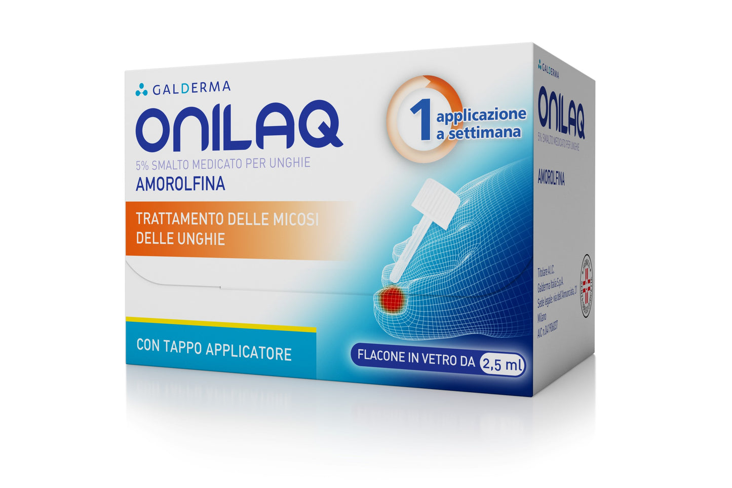 Onilaq Smalto Unghie 2,5ml Con Tappo Applicatore