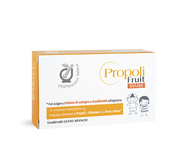 Propoli Fruit Bimbi 24 Compresse, Fitopreparatori Italiani