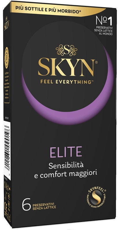 Skyn Elite Preservativi Senza Lattice Ultrasottile Ultramorbido 6 Pezzi