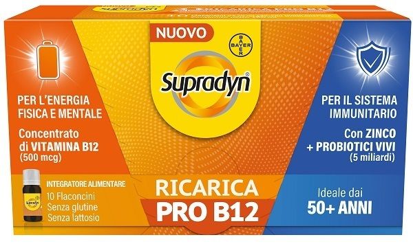 Supradyn Ricarica Pro B12 10 Flaconcini