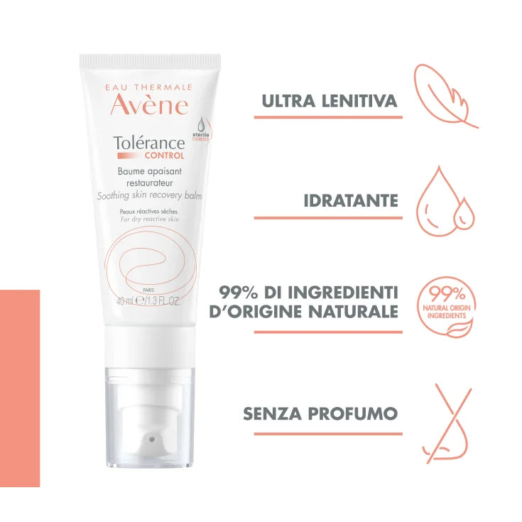 Avene Tolerance Control Balsamo lenitivo Pelli Reattive e Secche 40ml