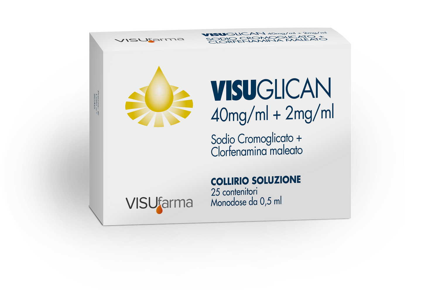 Visuglican Collirio 40+2mg/ml 25 Contenitori Monodose da 0,5ml