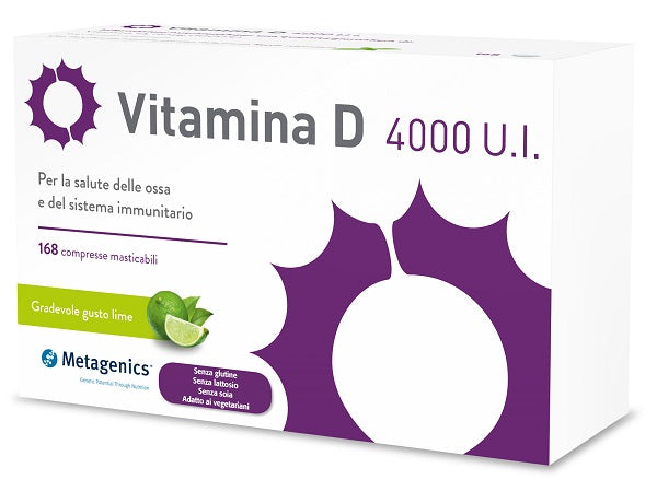Vitamina D 4000ui 168 Compresse Masticabili Metagenics