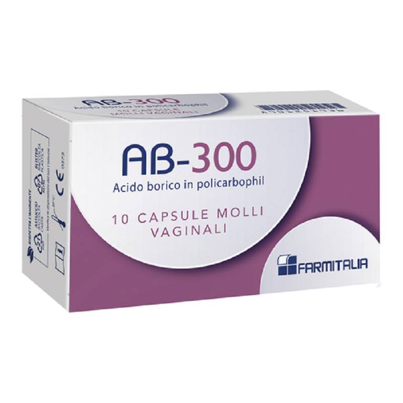 Ab 300 Capsule Vaginali 10pz