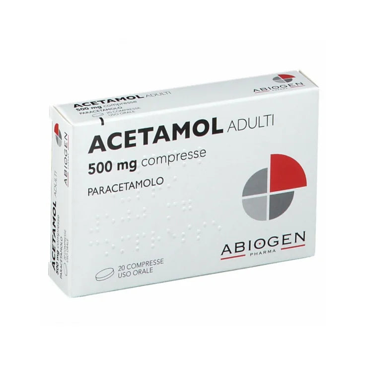 acetamol adulti 500mg 20 compresse