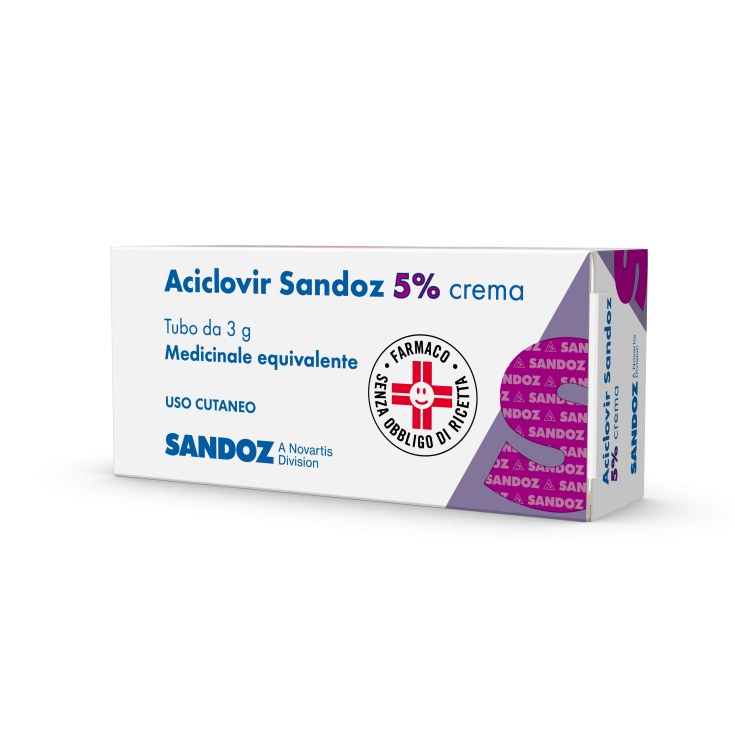 Aciclovir Sandoz Crema 3g 5%