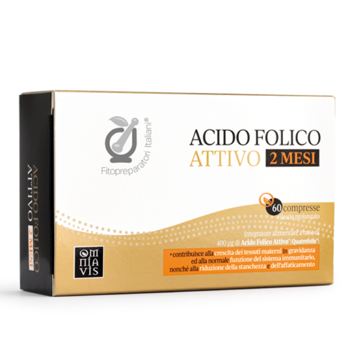 Fitopreparatori Italiani Acido Folico Attivo 60 Compresse