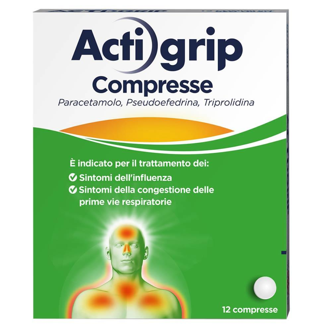 Actigrip 12 Compresse