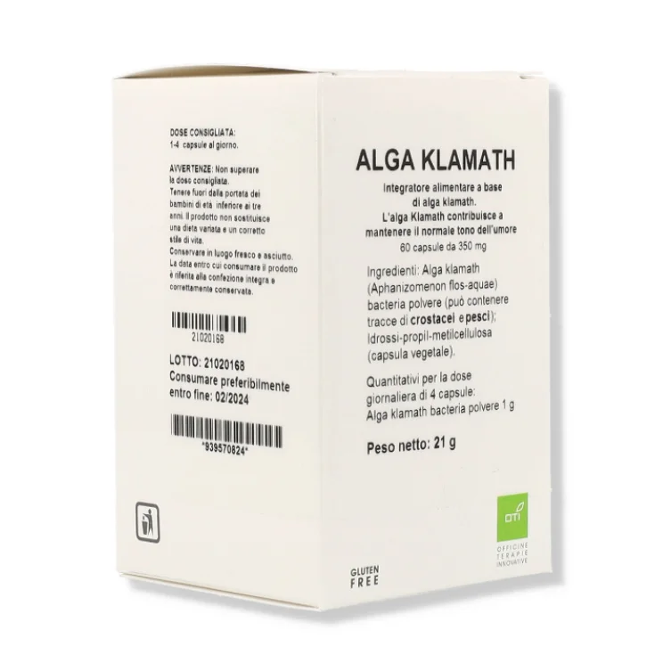 Alga Klamath Polvere 60 Capsule