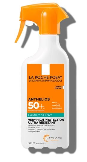 la roche posay anthelios family spray 300ml spf50+