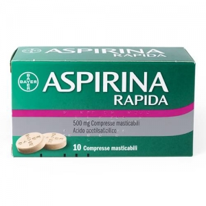 Aspirina Rapida 500mg 10 Compresse Masticabili
