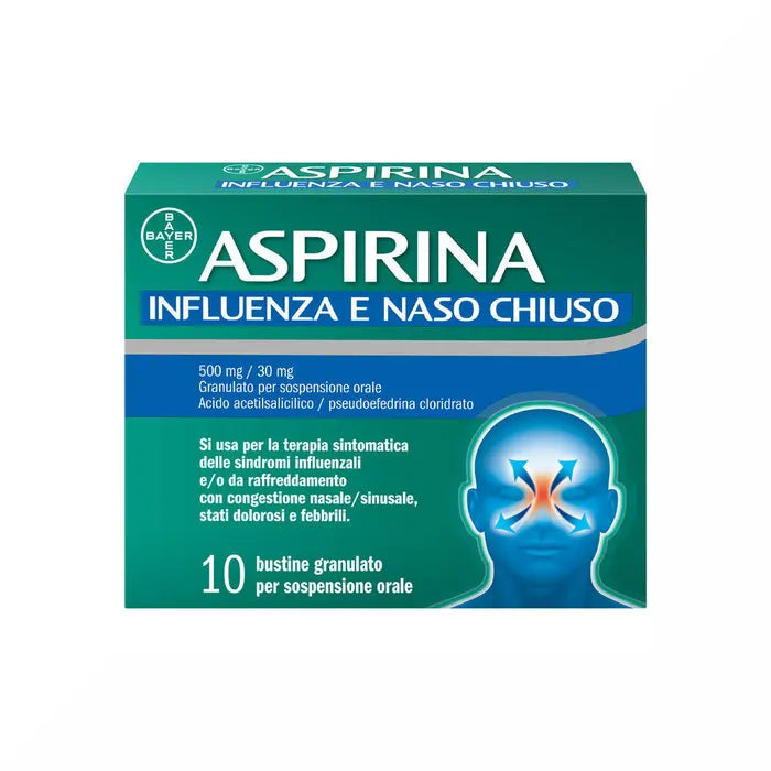 Aspirina Influenza E Naso Chiuso 10 Compresse