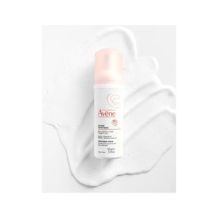 Avene Mousse Detergente Delicato Per Pelli Sensibili Viso e Occhi 150ml