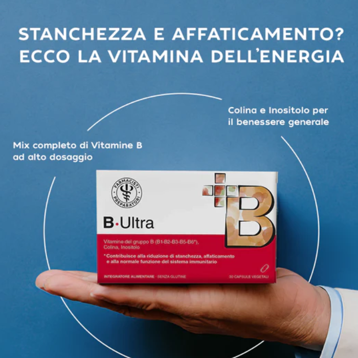 B Ultra Integratore Farmacisti Preparatori 30 Capsule