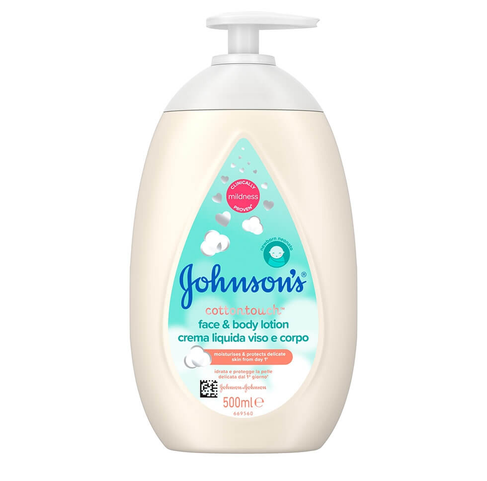 Johnsons Baby Cottontouch Crema Liquida Viso Corpo 500ml