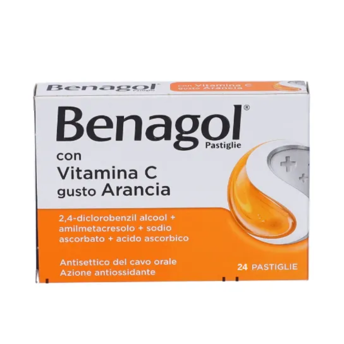 Benagol Vitamina C 24 Pastiglie Gusto Arancia