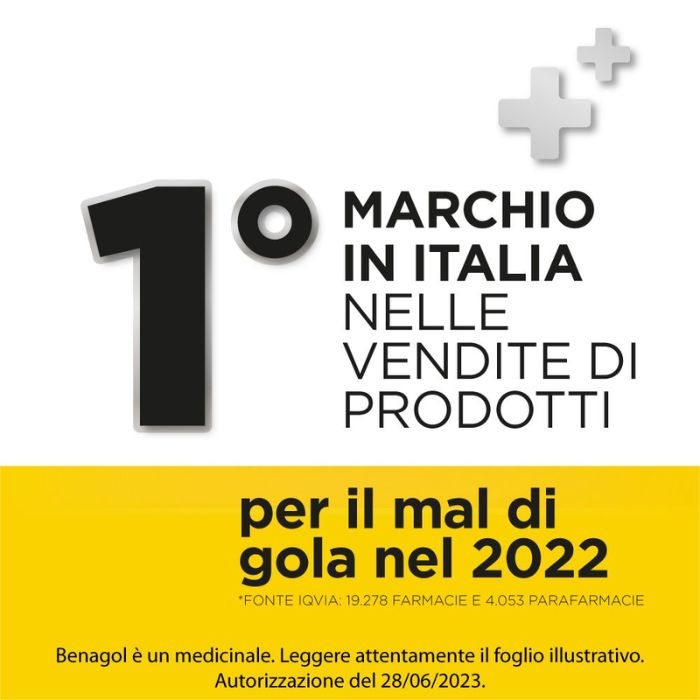 Benagol gusto Miele Limone - 24 Pastiglie contro Mal di Gola, Azione Emolliente e Lenitiva