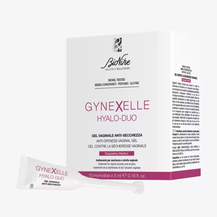 Bionike Gynexelle Hyalo-Duo Gel Vaginale Anti-Secchezza 10 tubini monodose 5ml